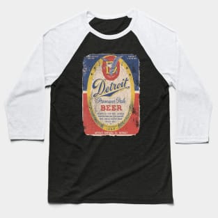 Detroit Premium Pale Beer - Vintage Style Baseball T-Shirt